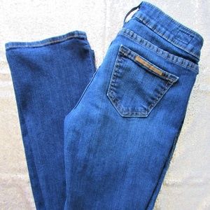 True Religion Size 27 Straight Leg